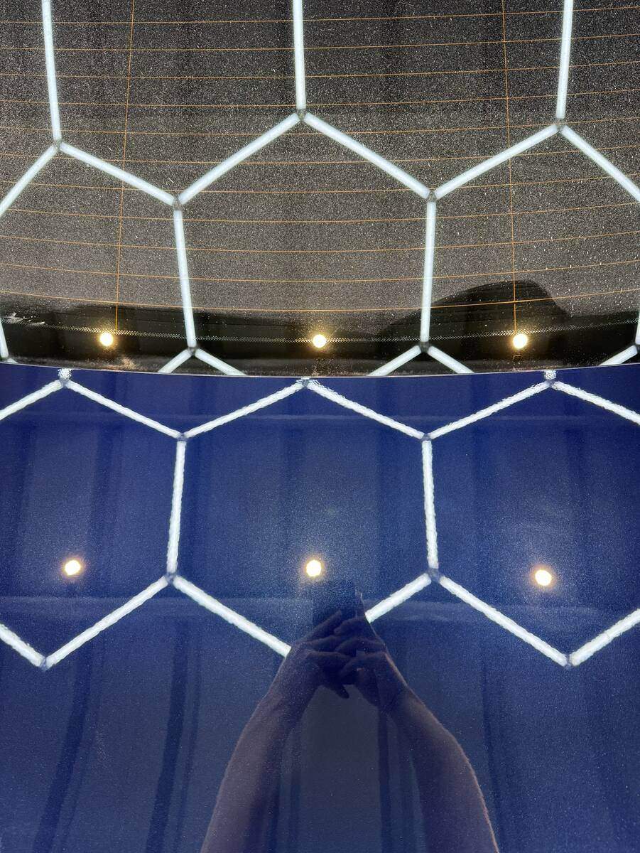 磨き後の映り込み