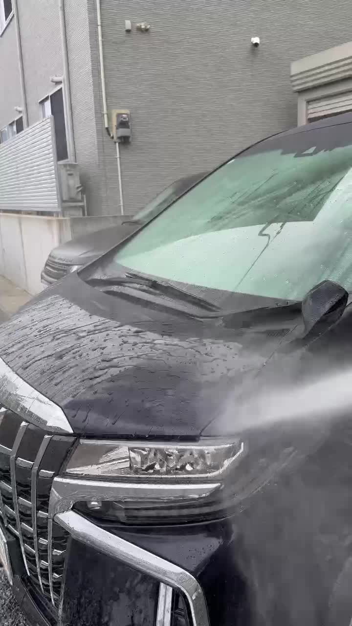 アルファードの洗車